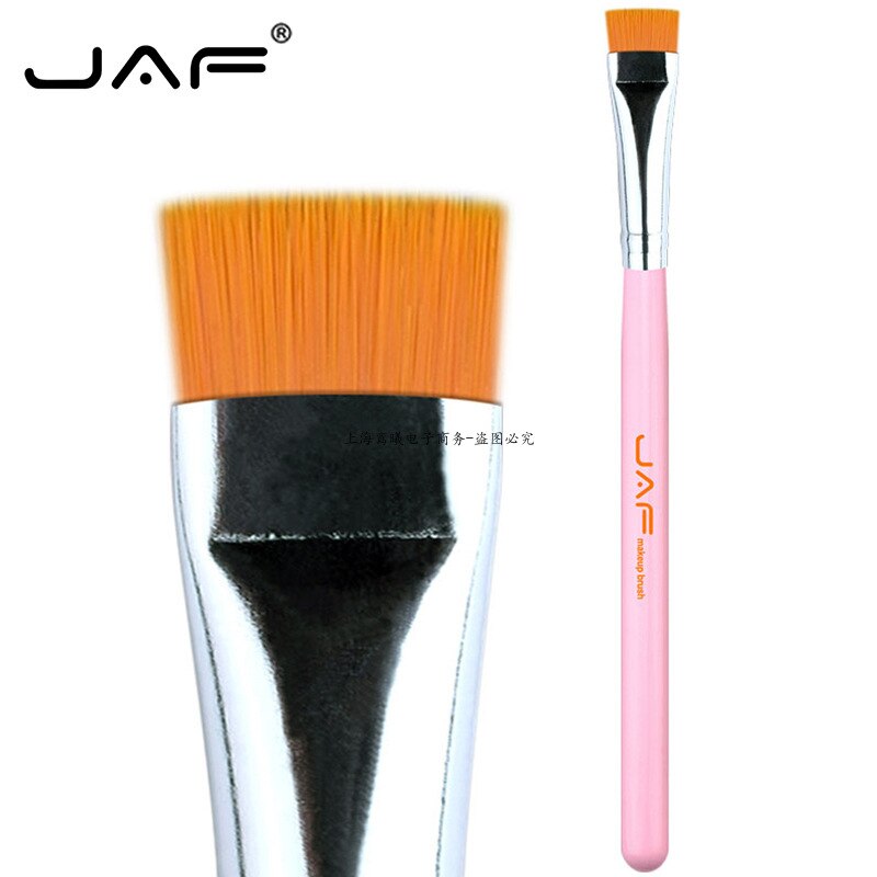 Jaf 1 stk øjenmakeup børste flad eyeliner øjenbryn blending beauty make up børste blødt nylon hår 3 farver til vælg 07 shye: 02