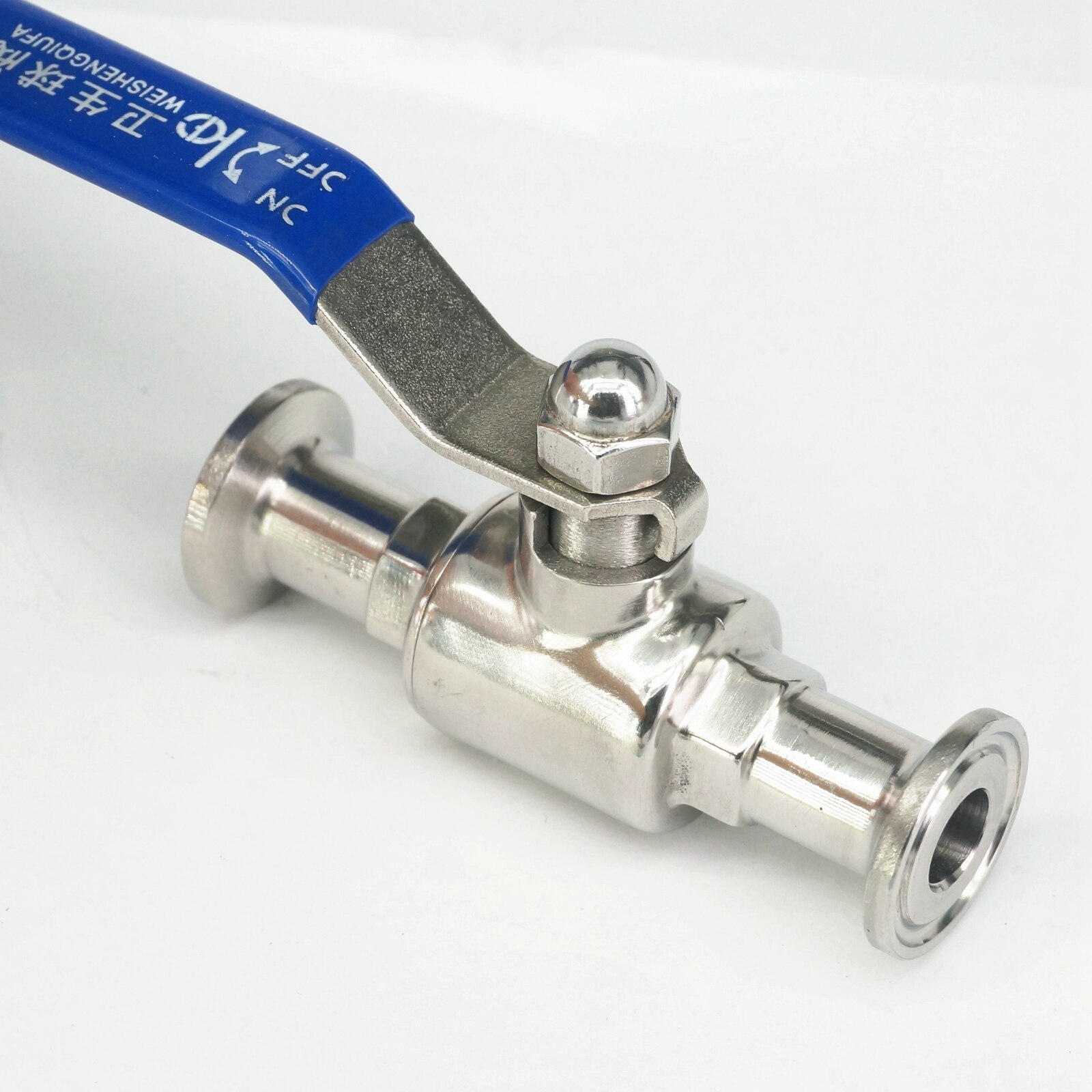 12.7mm 1/2&quot; 304 Stainless Steel Sanitary Ball Valve 1&quot; Tri Clamp For Homebrew Dairy Product