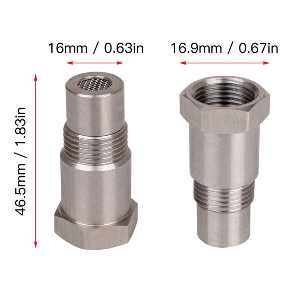 Car CEL Fix Check Engine Light Eliminator Adapter Repplacement Stainless Steel Oxygen O2 Sensor M18X1.5 Car Accessories