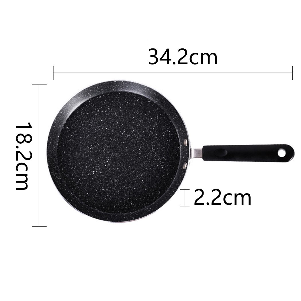Non Stick Crepe Pan Metal Induction Gas Hob Electric Tawa Crepe Pancake Saucepan For Crepe, Pancake, Roti/Chapati, Dosa, Etc