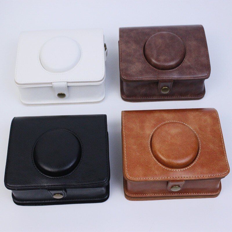 Geschikt Voor Fuji Polaroid Instax Mini 7 + Camera Tas Mini 7 + Beschermende Lederen Case Shell