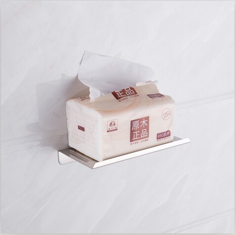 Stainless Steel Toilet Paper Holder Bathroom Wall Mount WC Paper Phone Holder Shelf Towel Roll Shelf Tissue Towel Dispenser: style C