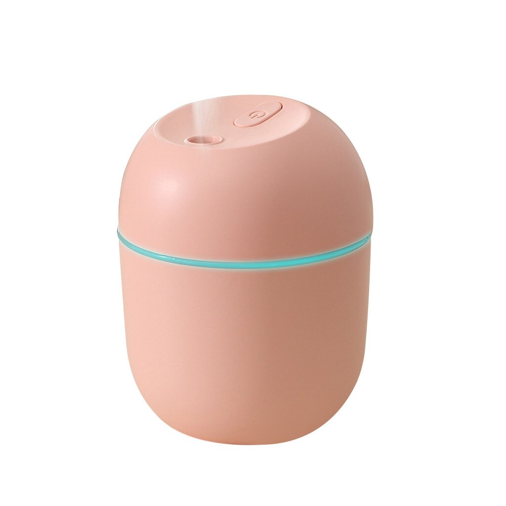 Humidificador de Alcohol portátil para el hogar, difusor de aire grande con capacidad Usb, pequeño, para dormitorio: Rosa