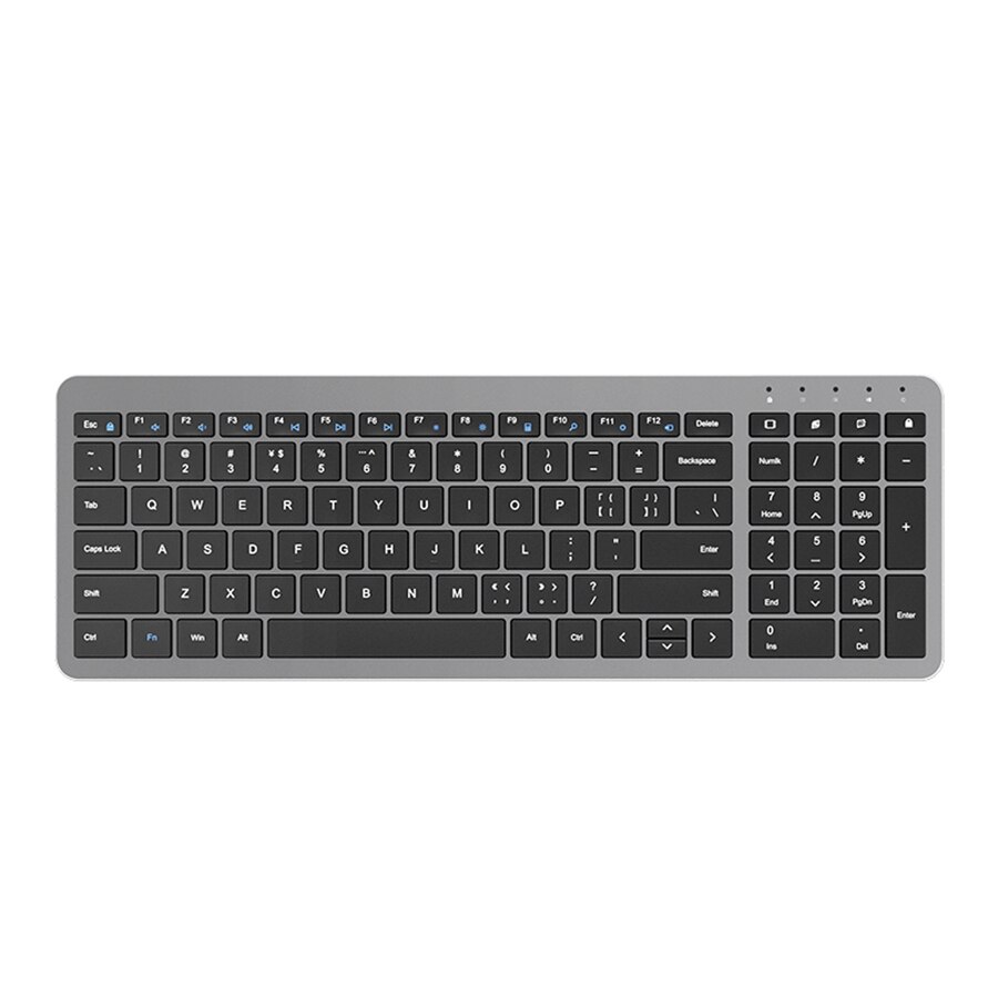 Rechargeable 2.4G Wireless Keyboard Mouse Combo For Macbook Pro PC Gamer Computer Laptop Magic Gaming Keyboard Mouse Set Keypad: Black Keyboard