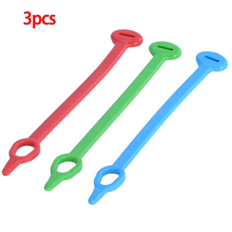10PCS Plastic Hangers Clothes Organizer Clothesline Windproof Anti-skid Hanger Hooks Fixed Clothes Rail Clothes Hanger Lock: 3PC Random Color