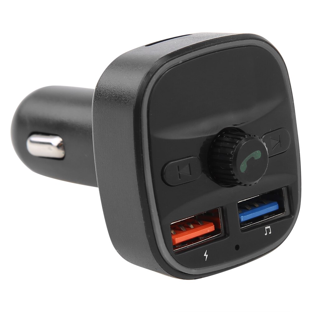 Bluetooth 5.0 FM Transmitter A23 Car Blue Light Handsfree MP3 Player USB Charger Outdoor Personal Car Part Decoration
