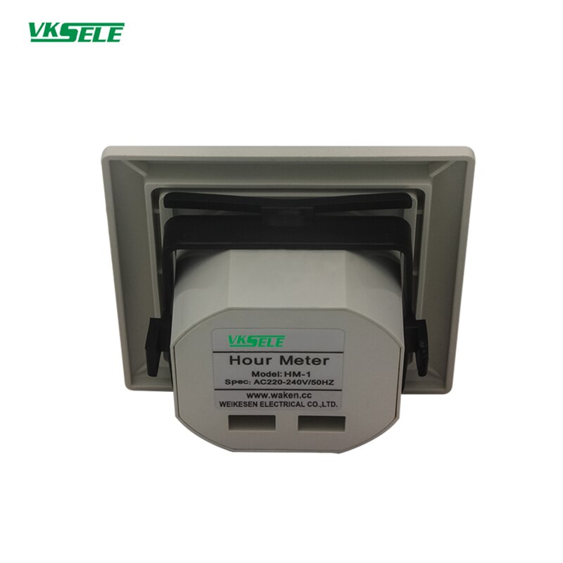 HM-1 white color Industrial timer LCD display Hour Meter electric counter