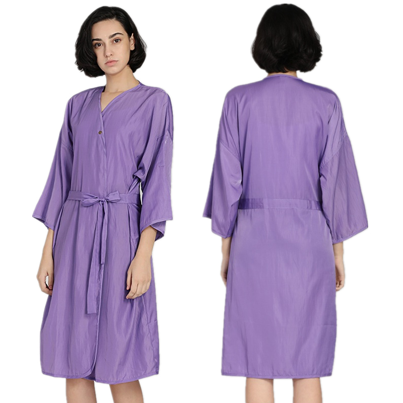 Salon Professionele Kappers Kimono Beauty Spa Gast Gewaad Kapper Winkel Client Kapsel Dyehair Gown Schort Werkkleding