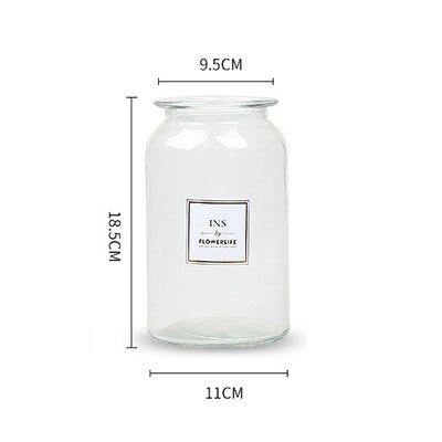 Europäischen Transparent Blume Vasen Pflanzen Halter Nordic Glas Vase Hause Dekoration Ornamente Hydrokultur Schreibtisch Blumentöpfe Handwerk: E