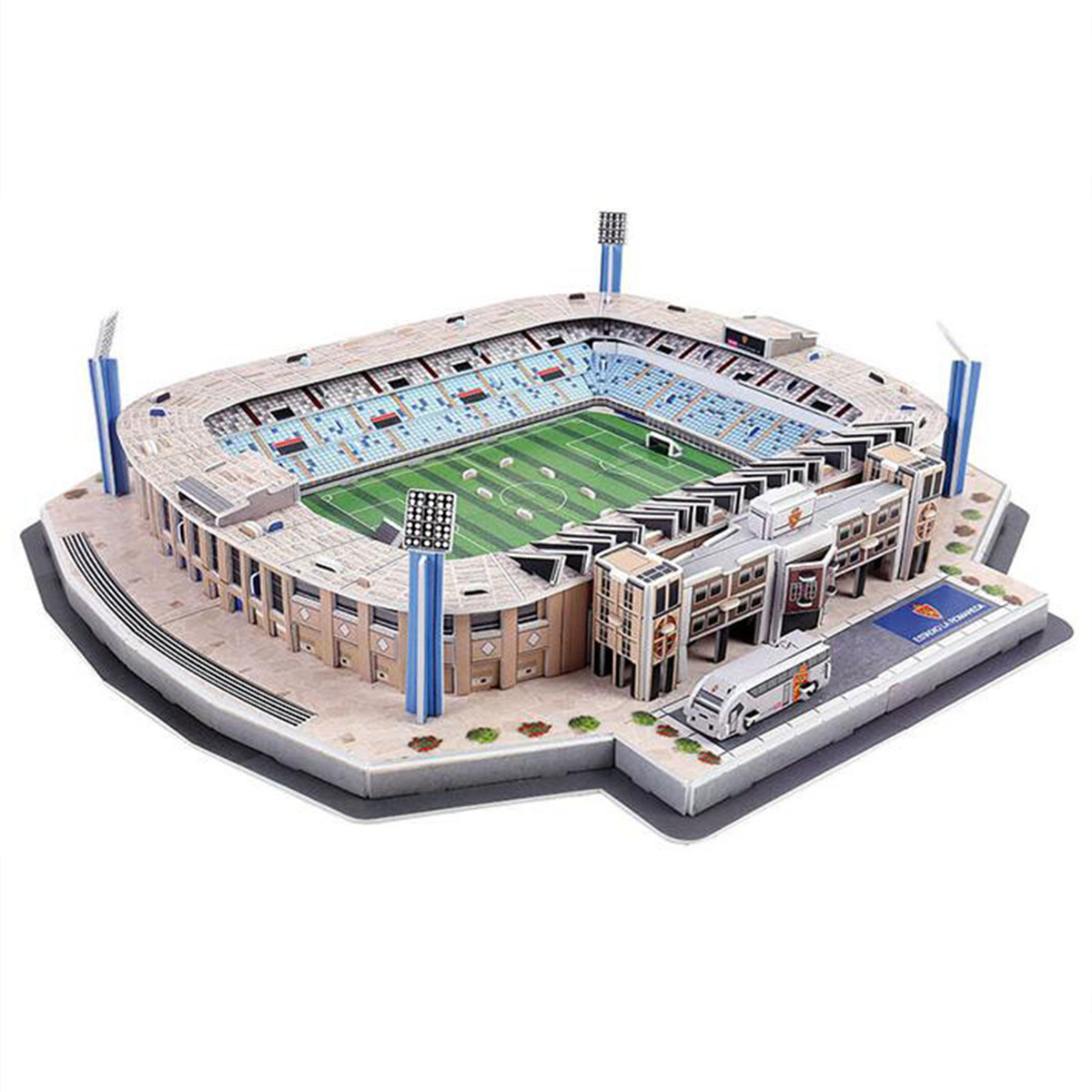 Kids 3D Three-dimensional Puzzle World Football Stadium Baby Puzzle DIY Spell Insert Toy Learning Educational Games Toys