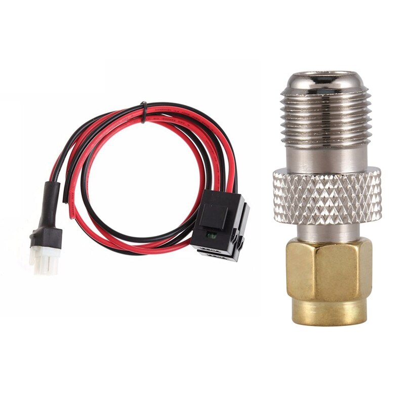 2 zubehörteile, : 1 hf-koaxialadapter (sma-stecker auf f-buchse) und 1 sicherung 30a 6 1m poliges kurzwellen-netzkabel)