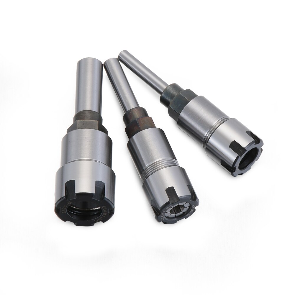 Milling Cutter Extension Rod 1/4" 8mm 1/2" Shank ER Collet Chucks Hard Alloy Router Bit End Mills Collet Tweezer For Woodworking