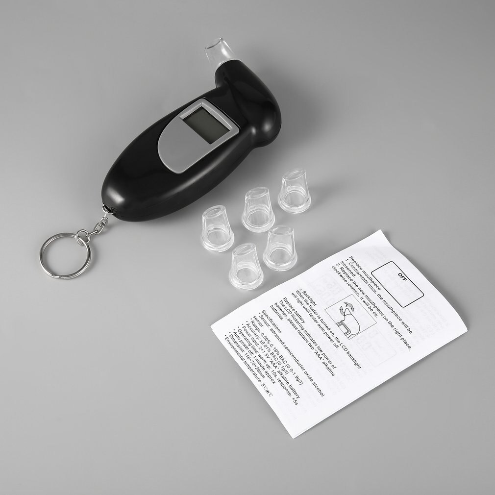Backlight Digitale Alcohol Tester Digitale Alcohol Adem Tester Blaastest Analyzer Lcd Detector Backlight Lighthot