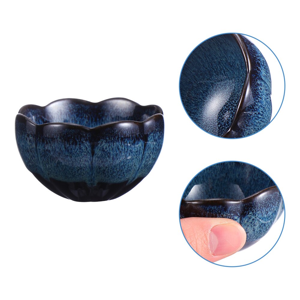 1pc Universal Ceramic Cup Water Cup Japanese-Style Drinking Cup for Restaurant: Blue