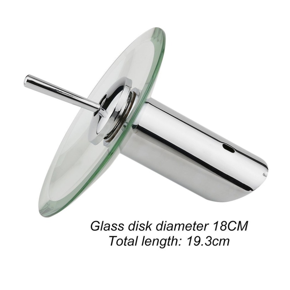 Filtre à eau salle de bains cuisine évier rond cascade robinet en laiton Chrome bassin robinet mitigeur et froid