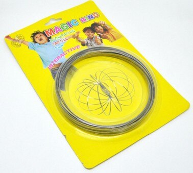 Flow Ring Toy Amazing Flow Toy Kinetic Spring Toy Funny Outdoor Game Intelligent Antistress Toy Fidget Spinner