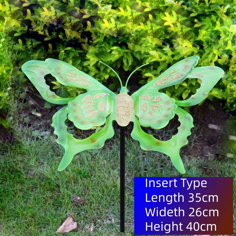 Grote Simulatie Vlinder Decoratie Ijzer Handwerk Outdoor Tuin Landschap Villa Dier Ornament Beeldjes: style 2