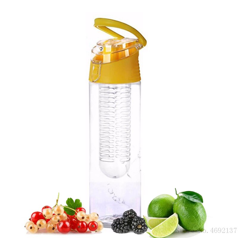 800Ml/1000Ml Bpa Gratis Fruit Infuser Water Fles Draagbare Sap Shaker Reizen Sport Drinken Flessen Detox Water fles: 800ml B3
