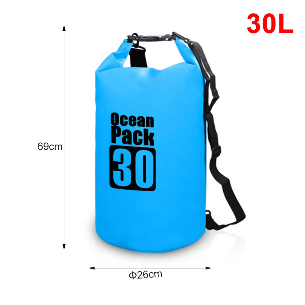 Waterproof Dry Backpack Floating Shoulder Bag Roll Top Sack for Kayaking Rafting Boating River Trekking Swimming Pool Outdoor