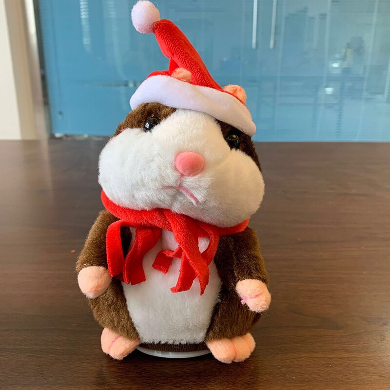 Giocattolo parlante criceto che imita il giocattolo di peluche parlante ripetendo il divertimento del giocattolo animale della peluche per la vendita del bambino PR
