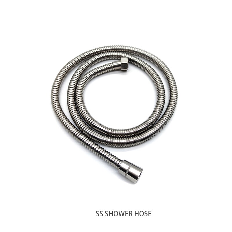 Bathroom Handheld Shower Head with Extra Long Hose and Brass Bracket Stainless Steel Brushed Shower Wall Hand Shower Faucet Set: Shower Hose Only