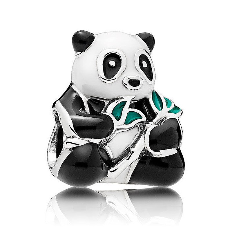 FAI DA TE di Fascino Panda Happily Ever After Castello Ape Miniera Decorativa Della Farfalla 925 Sterling Silver Beads Fit Originale Dei Monili Del Braccialetto: 10