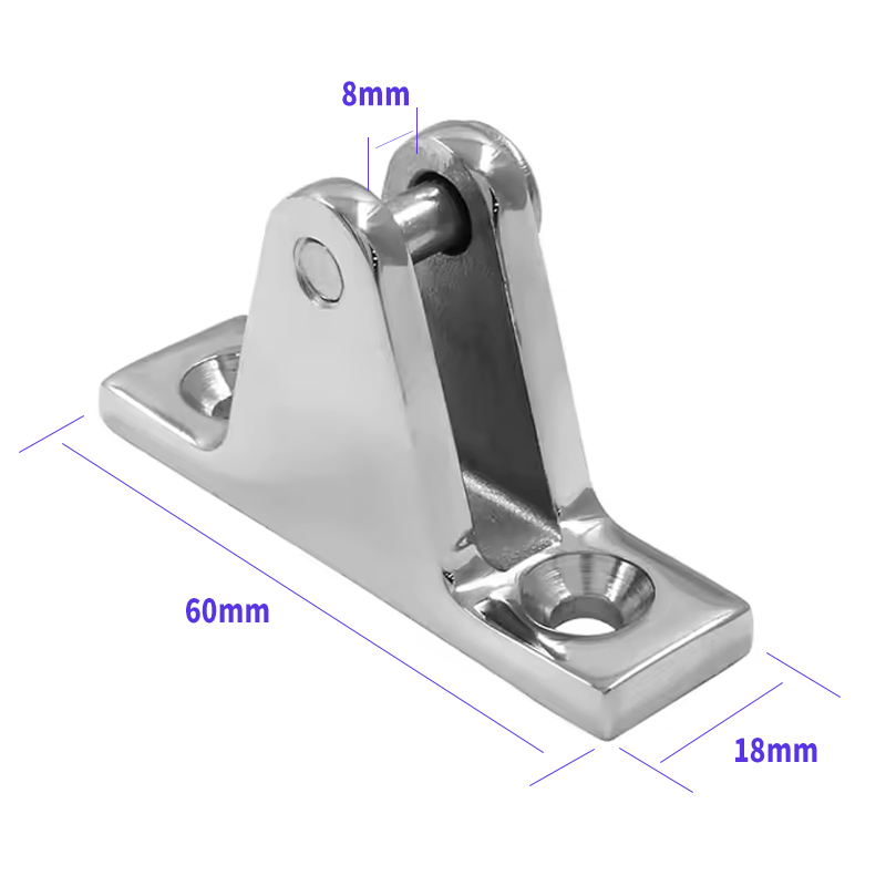 Bimini Top Deck Scharniere Marine 316 Edelstahl Bootsteile Zubehör Bimini Top Fitting Hardware mit Schnellspannstiften: Orange