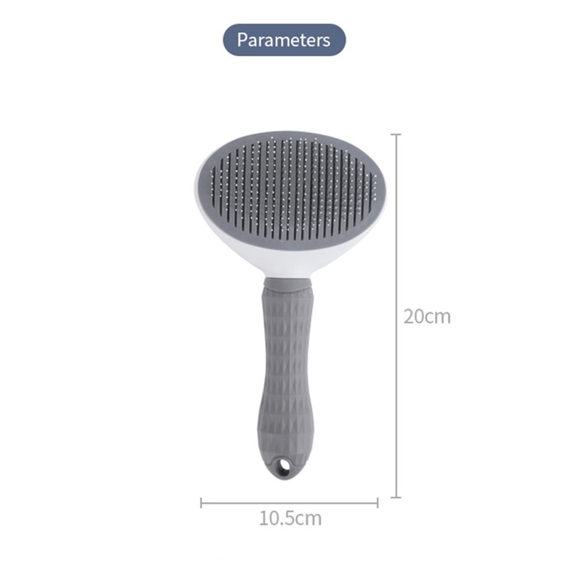Cepillo removedor de pelo para perros y gatos, peines automáticos para el cuidado de mascotas, peine antipulgas de , suministros para gatos