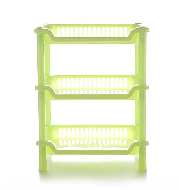 4 Layer PP dish rack kitchen organizer and storage White Hollow Bathroom Shower Sundries rack shelf room ZL304