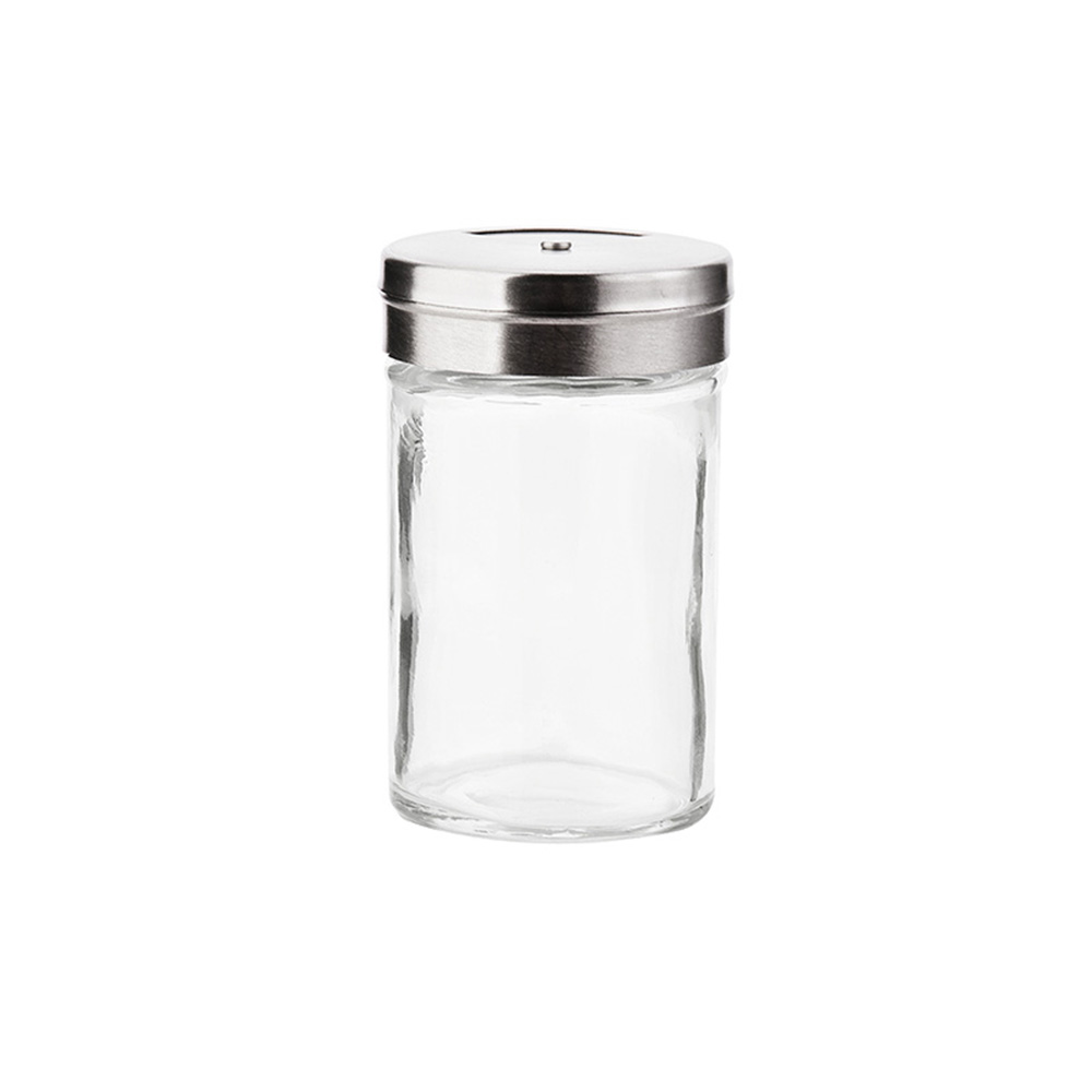 1 Pc Glas Keuken Peper Spice Shaker Zout Kruiden Kan Cruet Kruiderij Fles Koffie Suiker Seal Pot Kruiden Shaker: Default Title