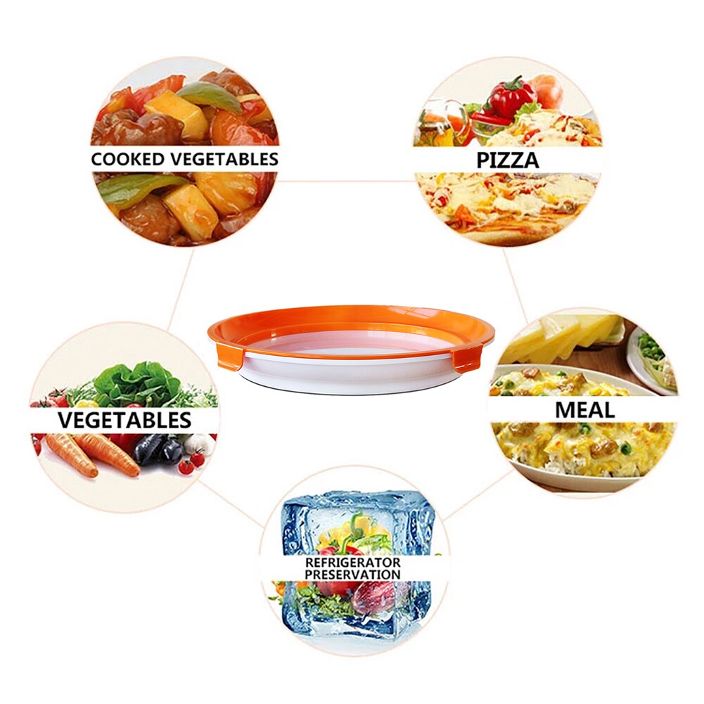 Food Preservation Tray Kitchen Refrigerator Fresh Food Keeping Spacer Storage Container Kitchen Cooking Gadgets Accessories