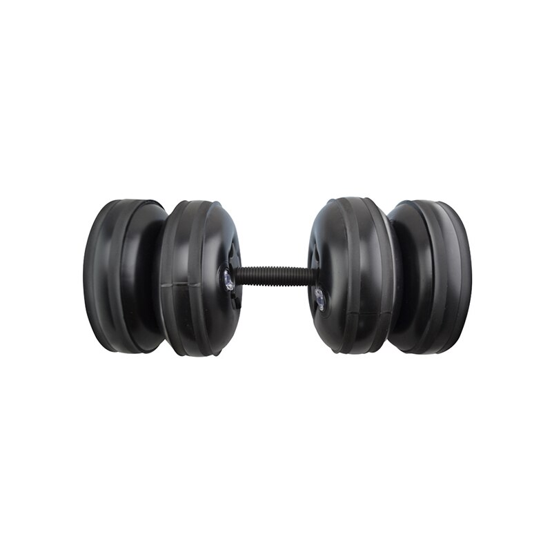 Fitness Water-Filled Dumbbell Fitness Equipment Training Arm Muscle Fitness Adjustable Convenient Water Injection Dumbbell: Black