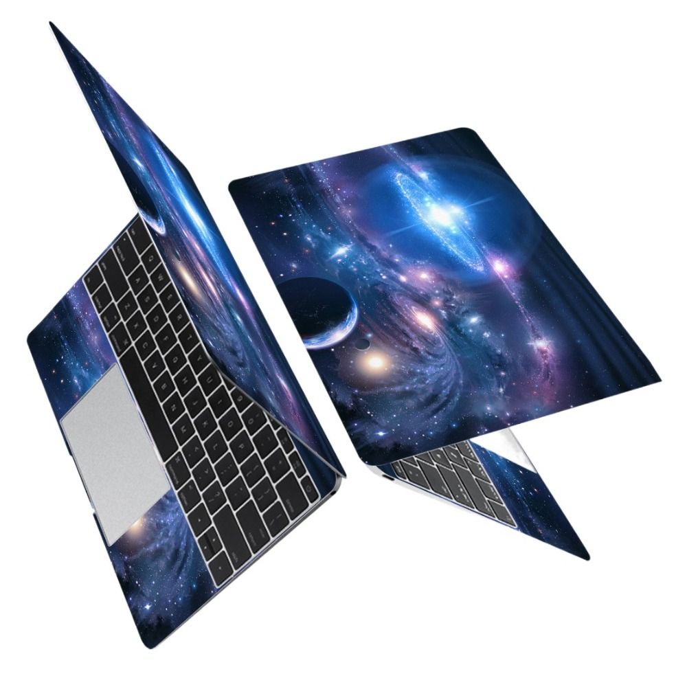 Naklejki DIY na laptopa 15 cali, wodoodporne nakładki na notebooka, strona A+C, skórka na Macbook / HP / Dell / Lenovo / Acer