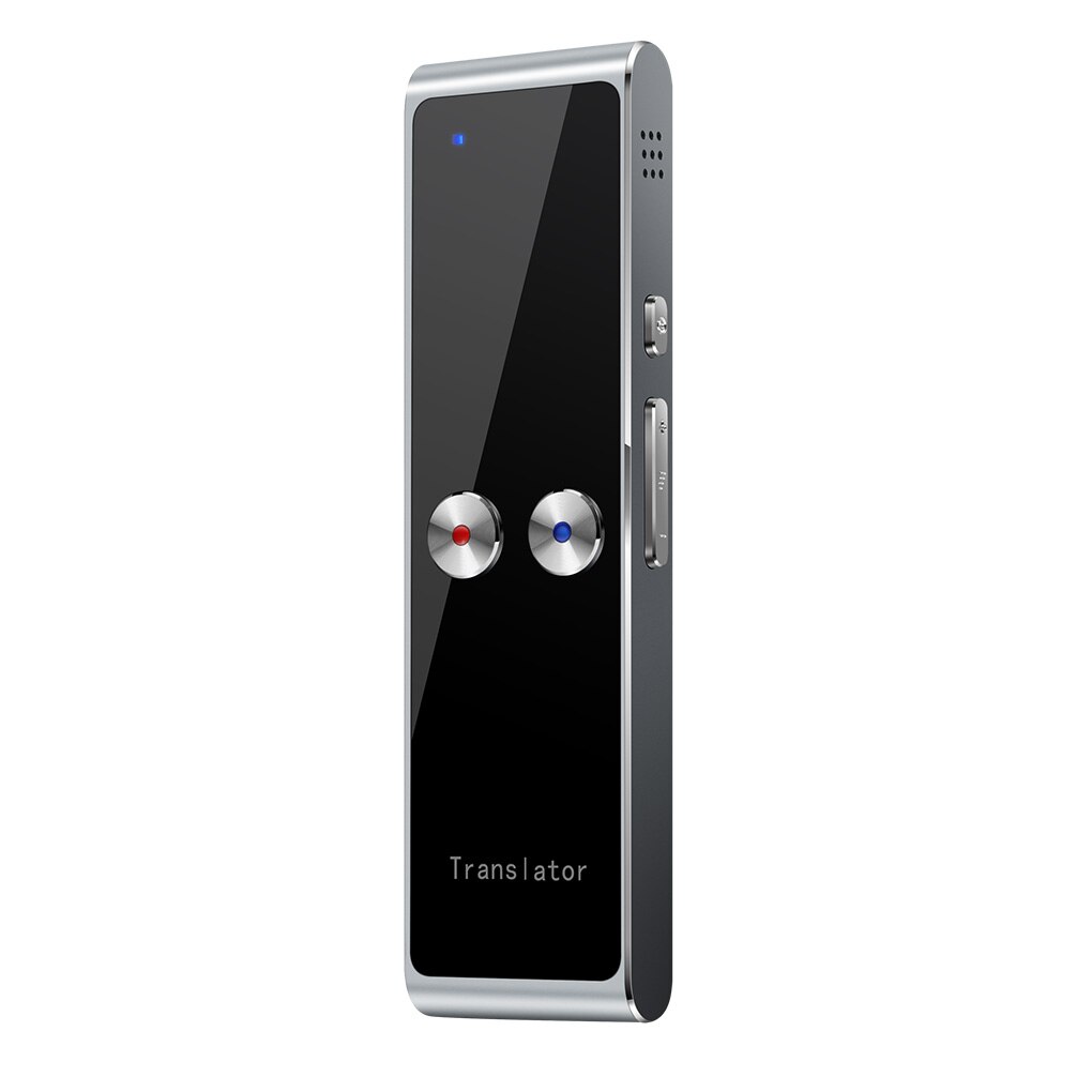 Draagbare T8 Smart Voice Speech Vertaler Twee-weg Real Time 68 Multi-Taal Vertaling Voor Leren Travelling Business voldoen: T8 Silver