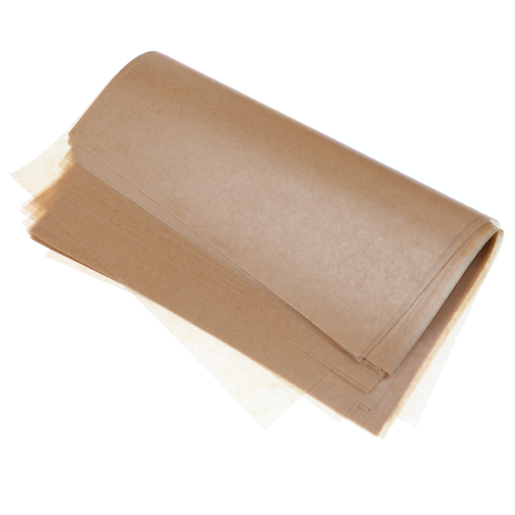 50 Vellen Bruin Snoep Inpakpapier Wegwerp Sandwich Zeep Wax Papier Voor Home Kitchen Gebruik