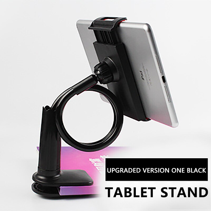 Universal Phone Holder Rotating Flexible Arm Phone Holder Desktop Bed Lazy Tablet Clip Bracket Mobile Stand Support For Phone: Style C Black