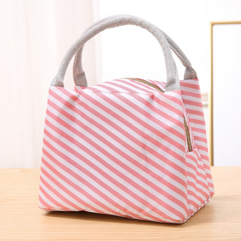 Cactus Portable Insulated Oxford Lunch Bag Thermal Food Picnic Lunch Bag For Women Kids Functional Pattern Cooler Lunch Box