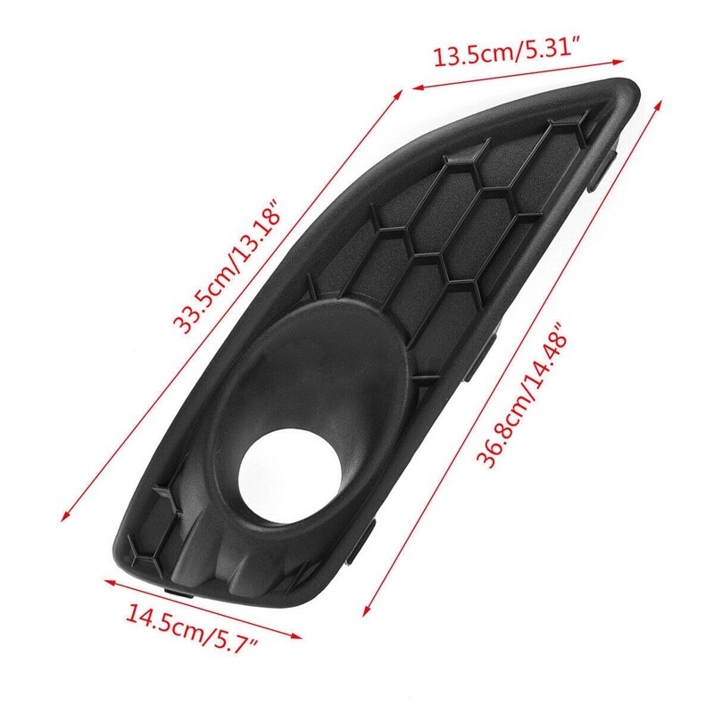 Couverture de phare antibrouillard en nid d'abeille, pour Ford Fiesta Mk7 –