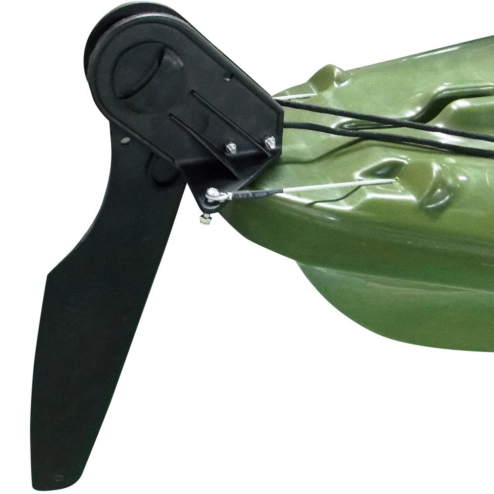 Hoge Sterkte Nylon Roeien Boten Vissen Waterscooters Roer Voetpedaal Steering Systeem Kajak Accessoires met Controle Lijn Kit