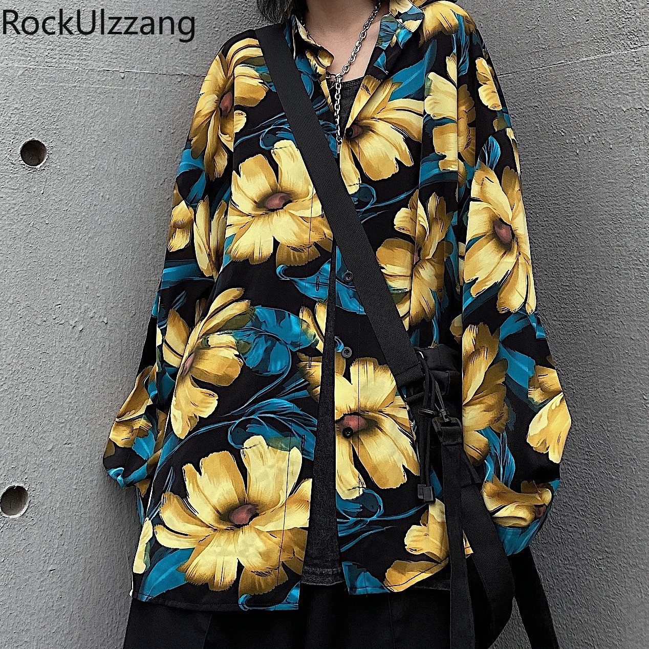 Chemise japonaise à manches longues et boutons – Grandado