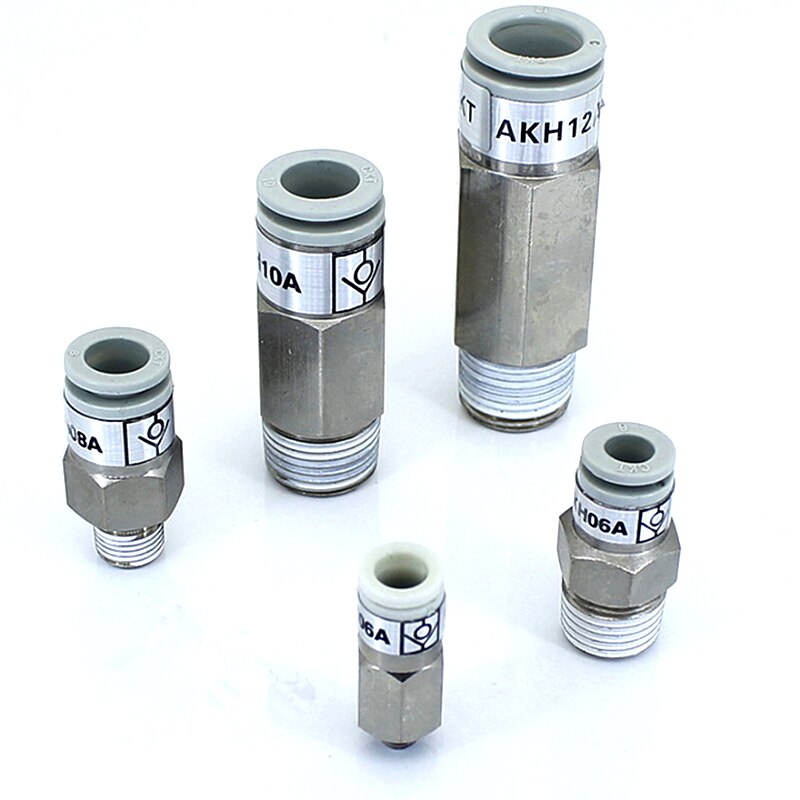 SMC AKH series AKH04A/B 06A/b-m5-01s quick change connector pneumatic components with one-way check valve