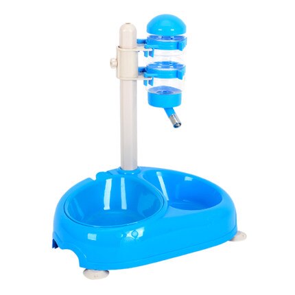 Hoopet advanced pet dog drinkbak, draaibaar en opklapbaar, kattenvoerbak, gemakkelijk schoon, wit, rood: Roze