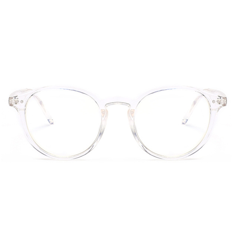 Lunettes de myopie pour femmes, verres de Prescription pour myopie, monture ovale blanche et noire, verres clairs, 0-1 1.5 2 2.5 3 3.5 4