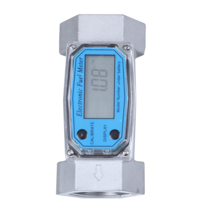 Digitale Durchflussmesser K24 Elektronische Flüssigkeit Turbine Meter Electronicflowmeter 1,5 Zoll Kraftstoff Öl Fluss Meter 40-280L/Min
