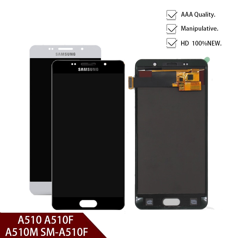 Ensemble écran tactile LCD de remplacement, pour Samsung A5 A510 A510F A510M, SM-A510F, Original
