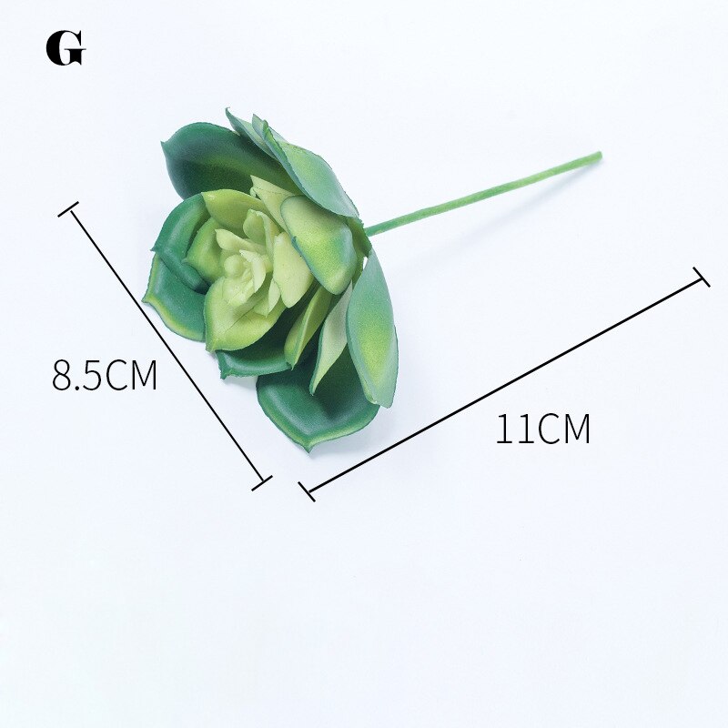 Simulation Plants Artificial Succulent Plant Artificial Plants Landscape Garden Flower Pot Green Wall Valentine's Day Decor: 7
