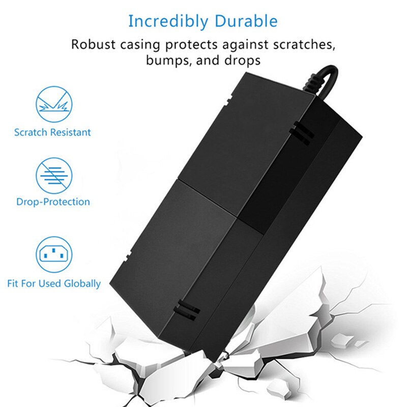 Xbox-one AC Adapter Power Supply Brick Power Supply 220W Power Supply Charger Cord for Xbox one Console 100-240V US/UK/AU/EU