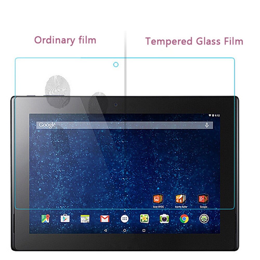 Für 10.1- zoll-android-tablet-pc displayschutzfolien aus gehärtetem glas universal 2.5d 9h displayschutzfolie aus gehärtetem glas