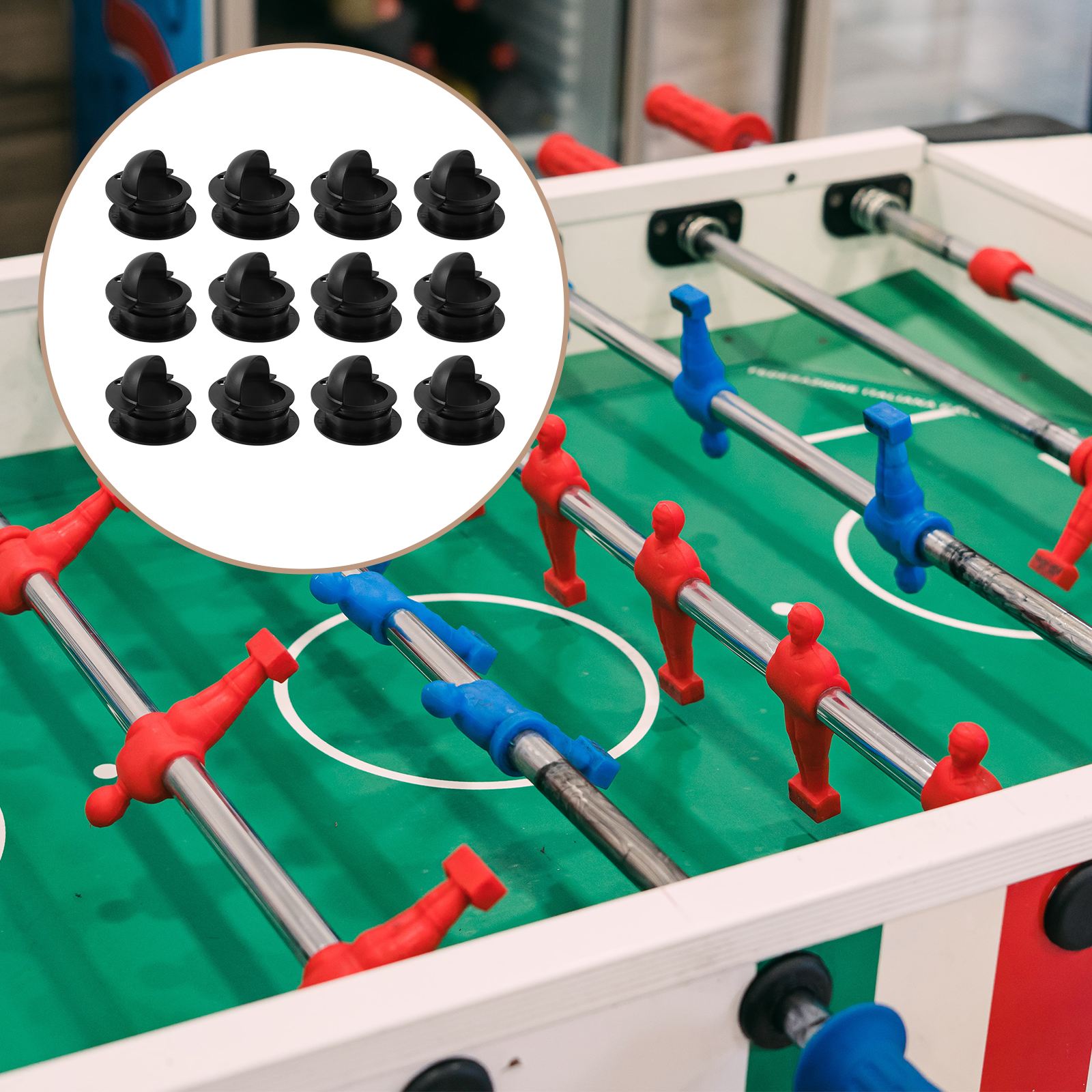 12pcs Universal Entry Dishes Football Machine Tool For Standard Foosball Tables