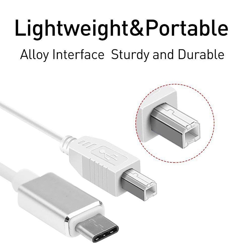 Câble USB Type B vers Midi, câble adaptateur, câble Audio pour Piano